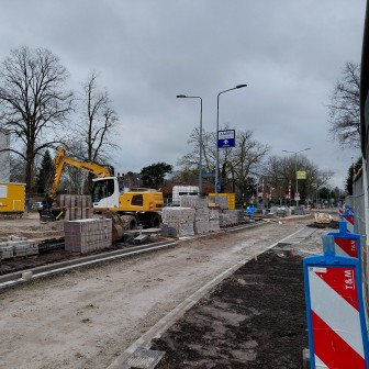 puinhoop bij Station Sportpark